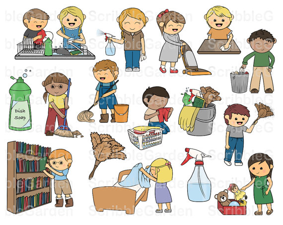 1309 Chores free clipart.