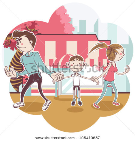 Child Custody Stock Vector Illustration 105479687 : Shutterstock.