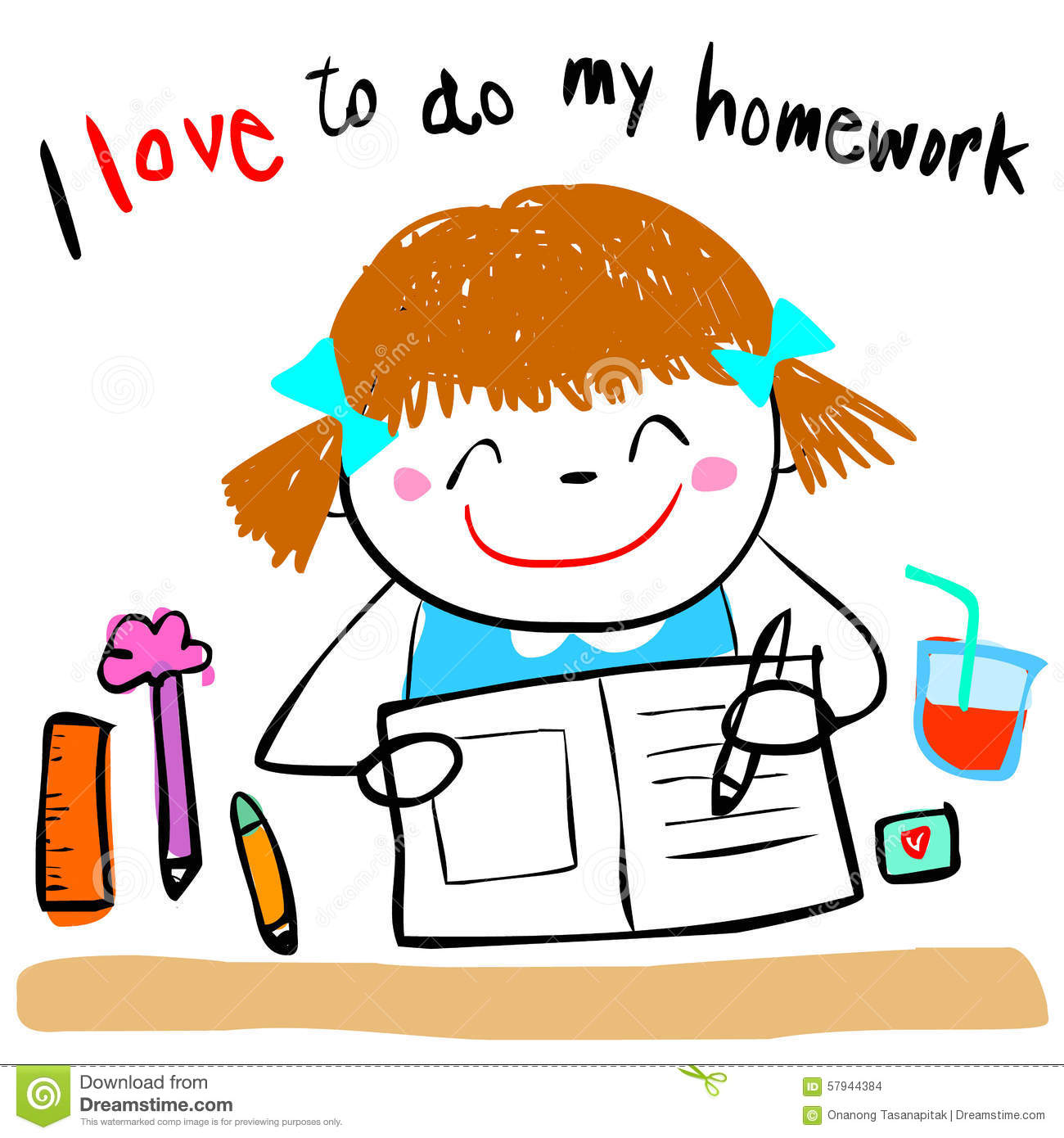 homework images clip art