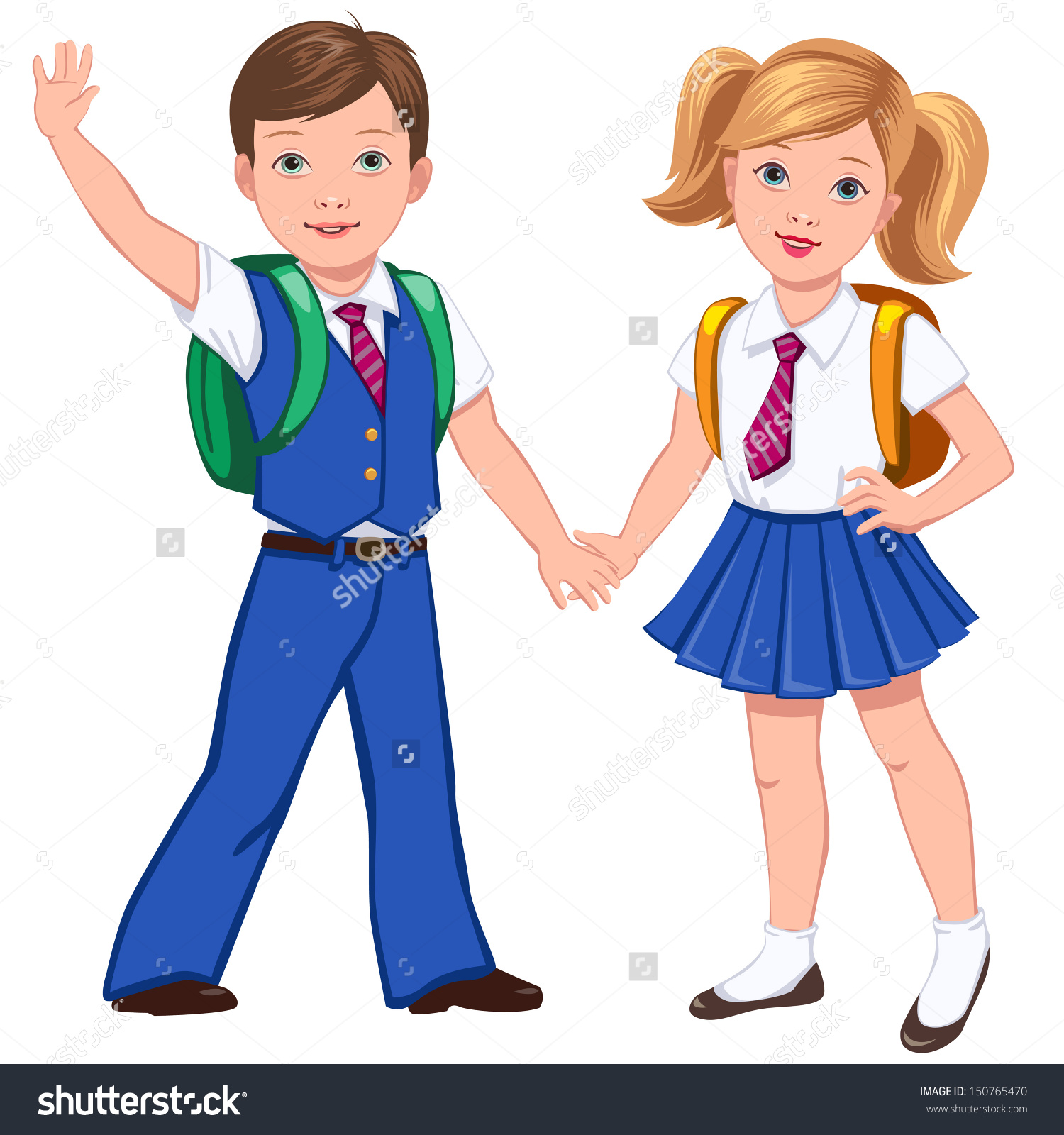 child in school uniform clipart 20 free Cliparts | Download images on ...