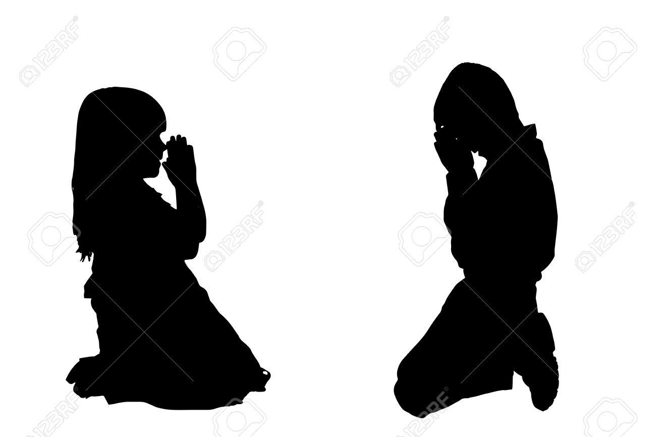 Download child praying silhouette clipart 20 free Cliparts ...