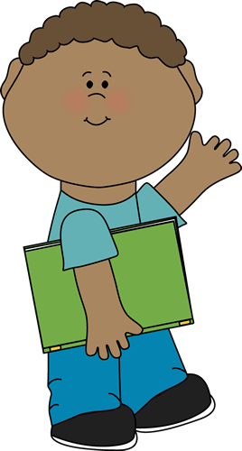 Child holding book clipart » Clipart Portal.