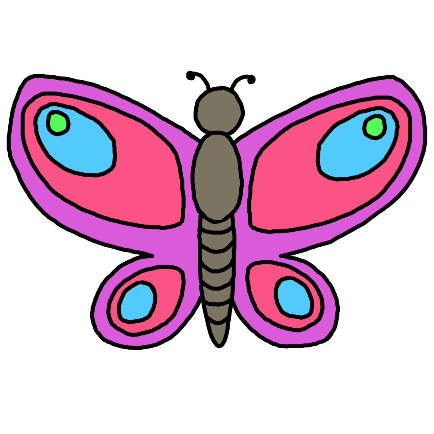 Butterfly Clip Art.