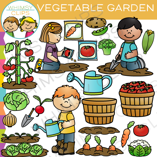 Kids Vegetable Garden Clipart & Free Clip Art Images #1745.