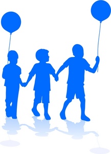 Kids Holding Hands Clipart.