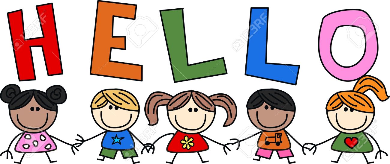 Resultado de imagen de kids saying hello and good bye