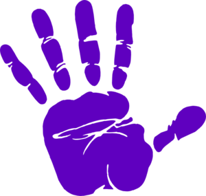 Handprint Border Clip Art Free.