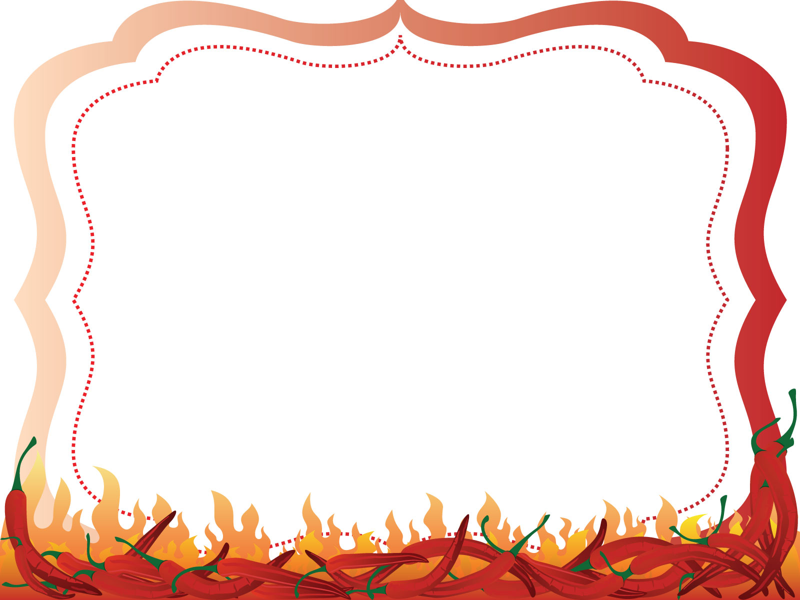 Chili Pepper Page Border