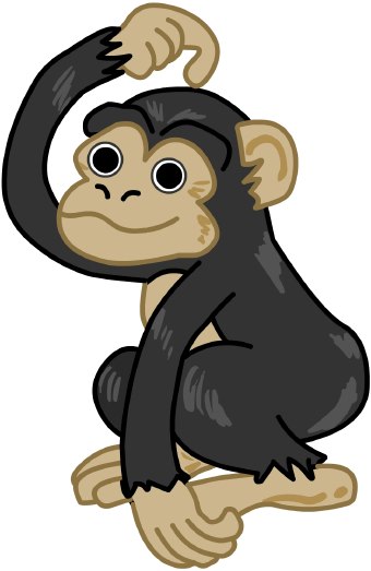 Chimpanzee 20clipart.