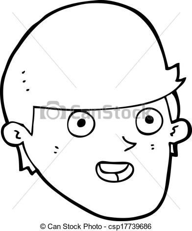 Large chin clipart.