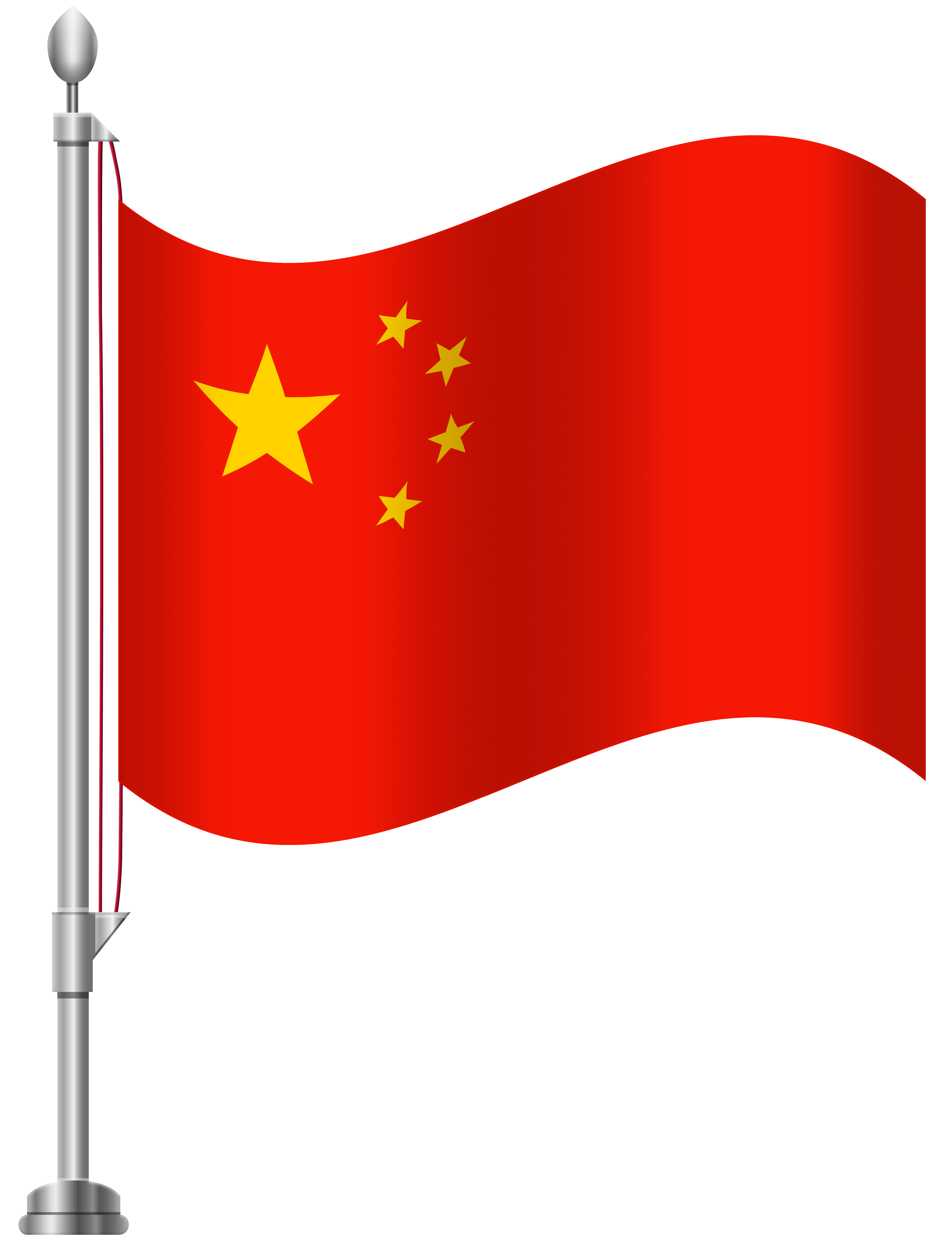 China Flag PNG Clip Art.
