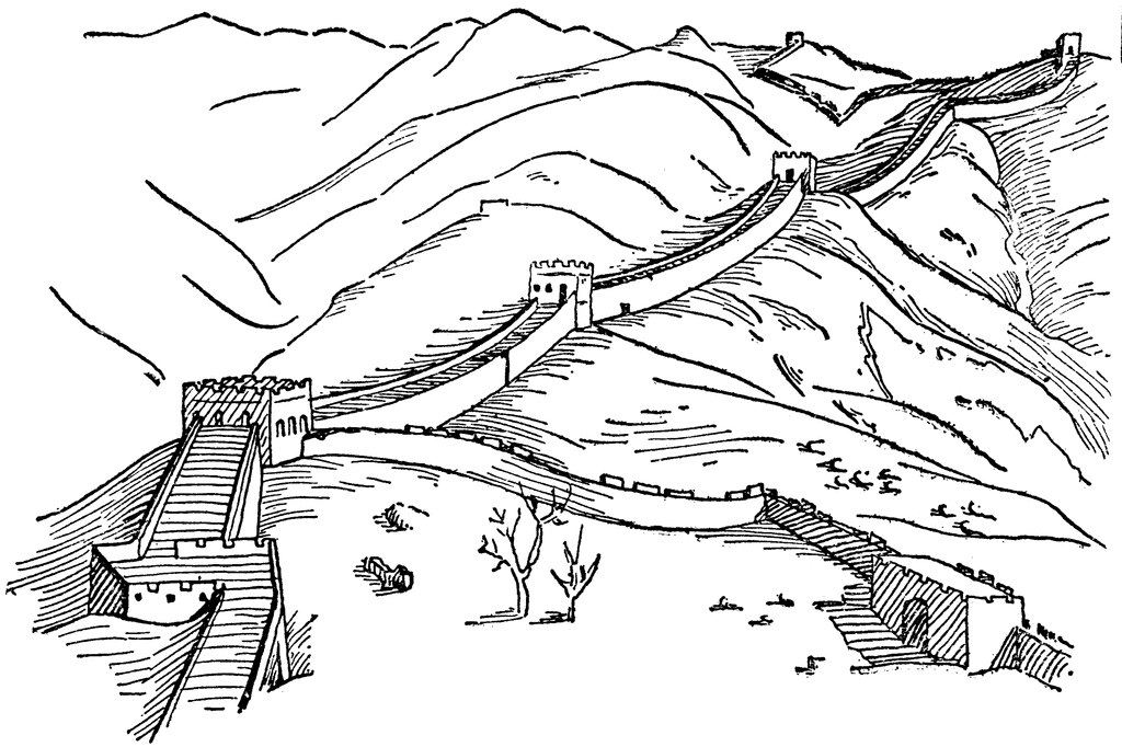 Great Wall Clipart.
