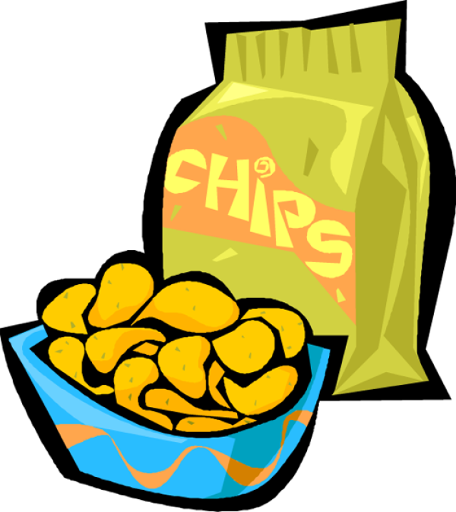 Potato Chip Bag Clipart.