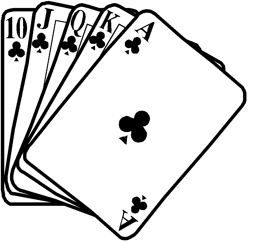 Poker cards clipart.