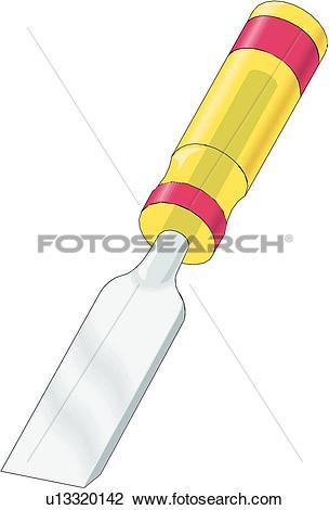 Clipart of Chisel u13320142.