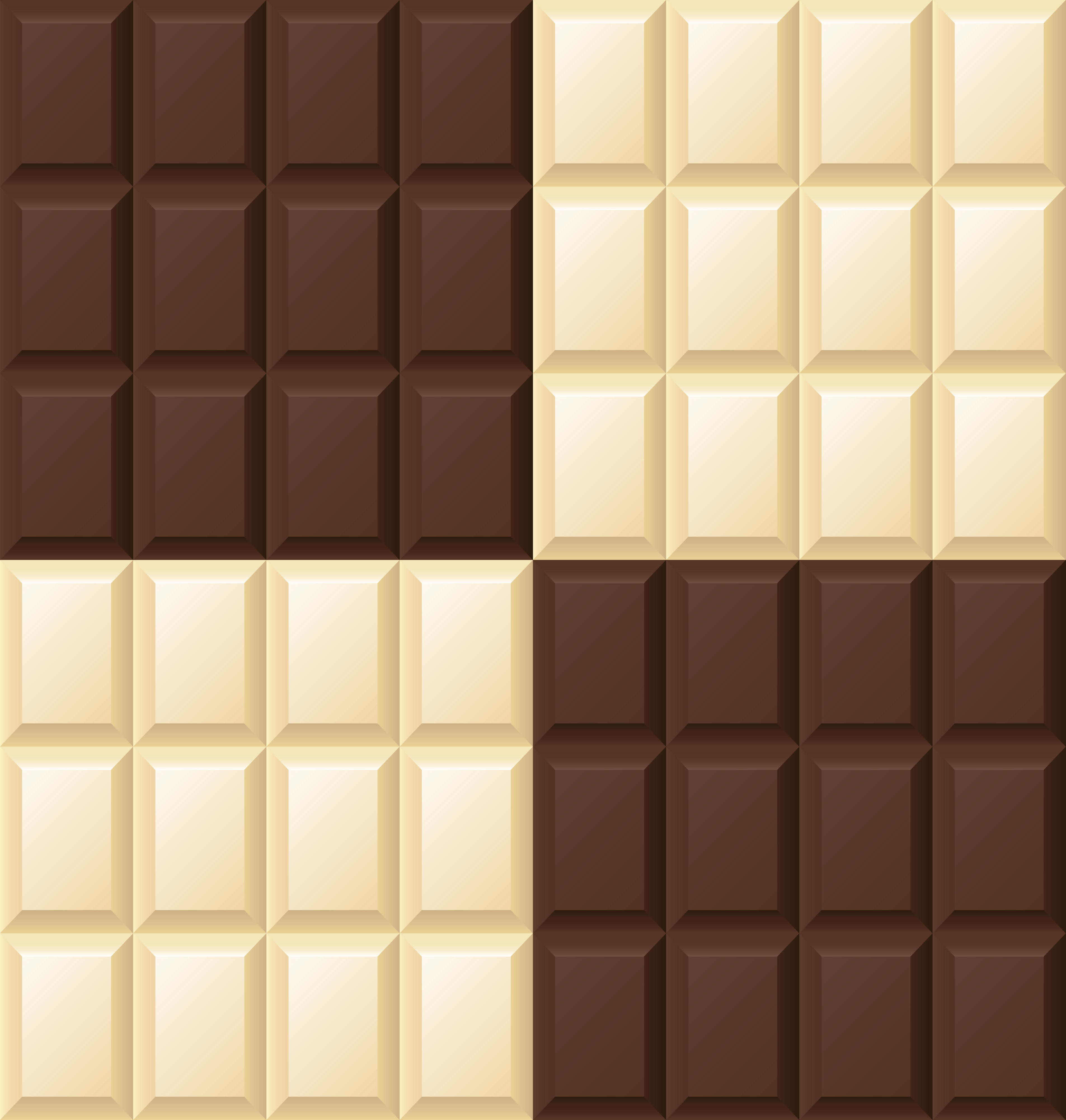 White and Dark Chocolate Bars Background.