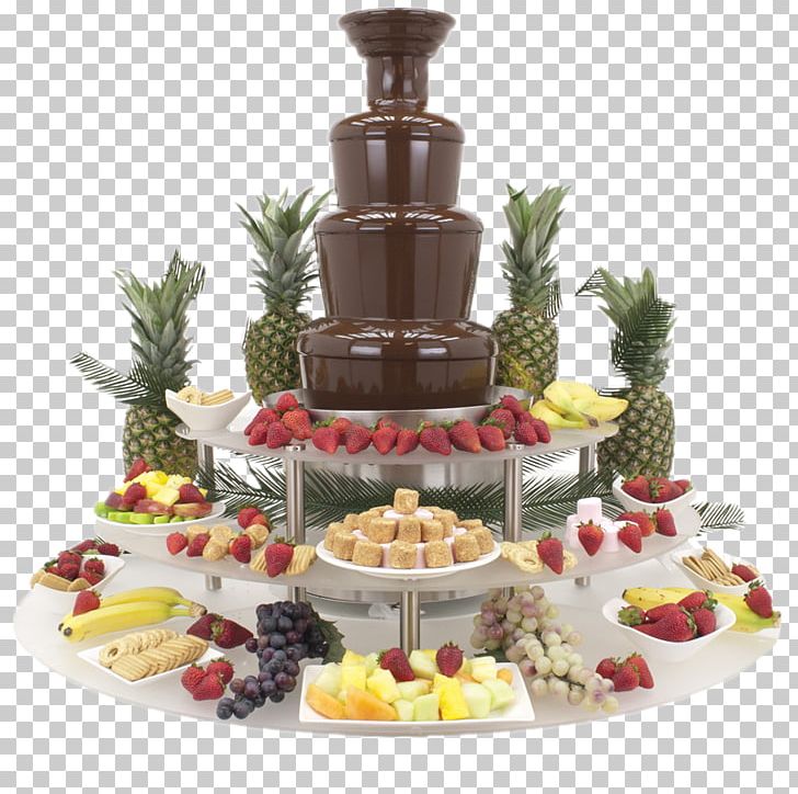 Fondue Buffet Chocolate Fountain PNG, Clipart, Buffet, Cake.