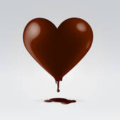 Chocolate Heart Clip Art.