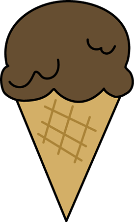 Chocolate Ice Cream Clip Art.