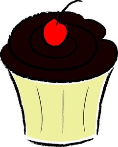 Chocolate Cupcake Clipart.