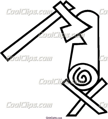 Chop Clipart Black And White.