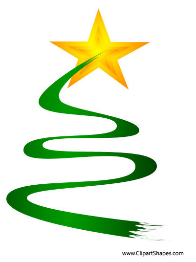 tall skinny christmas tree clip art - Clipground