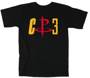 Details about BLACK Chris Paul Houston CP3 Logo T.