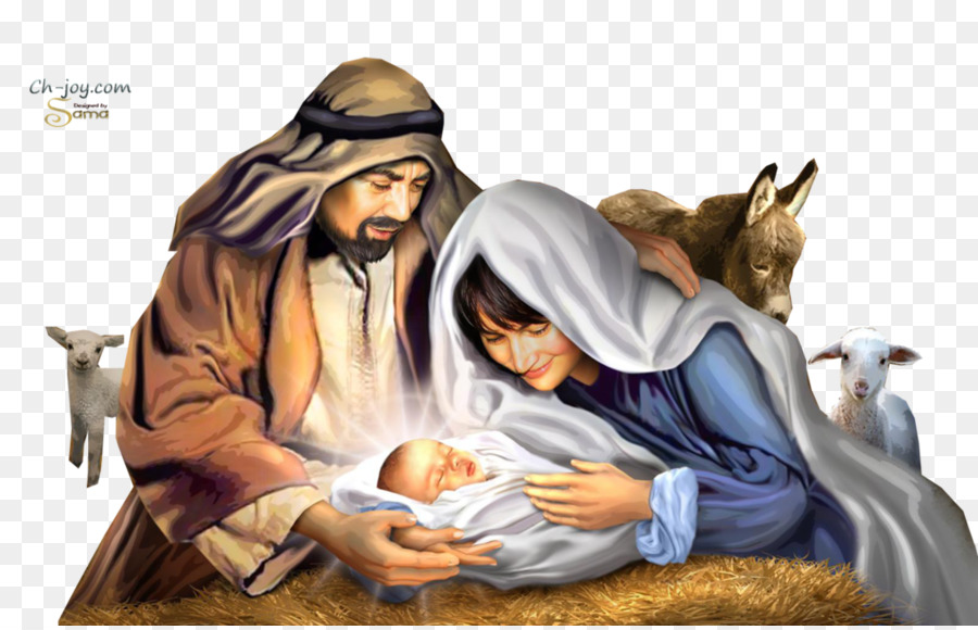 Holy Family Christmas png download.