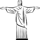 Cristo Redentor Clip Art.