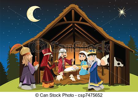 christmas clip art jesus birth 20 free Cliparts | Download images on ...