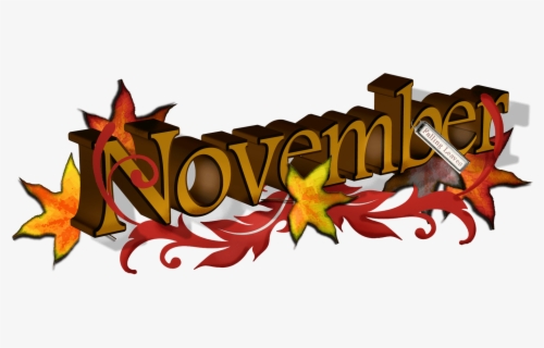 Free November Clip Art with No Background.