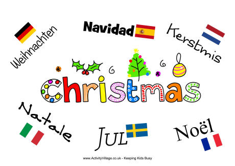 Christmas Around the World Poster.