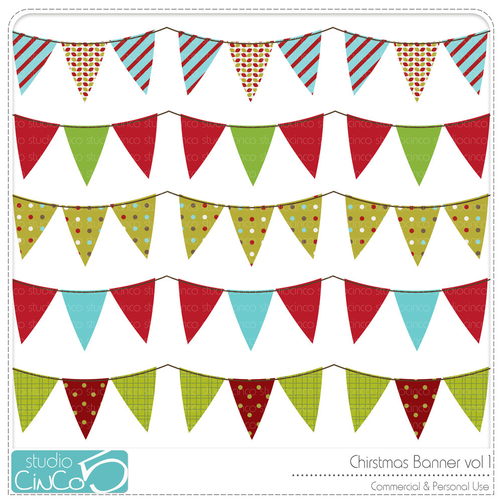 Free Clipart Christmas Banners.