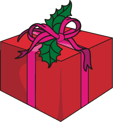 Christmas Gift Box Clipart.