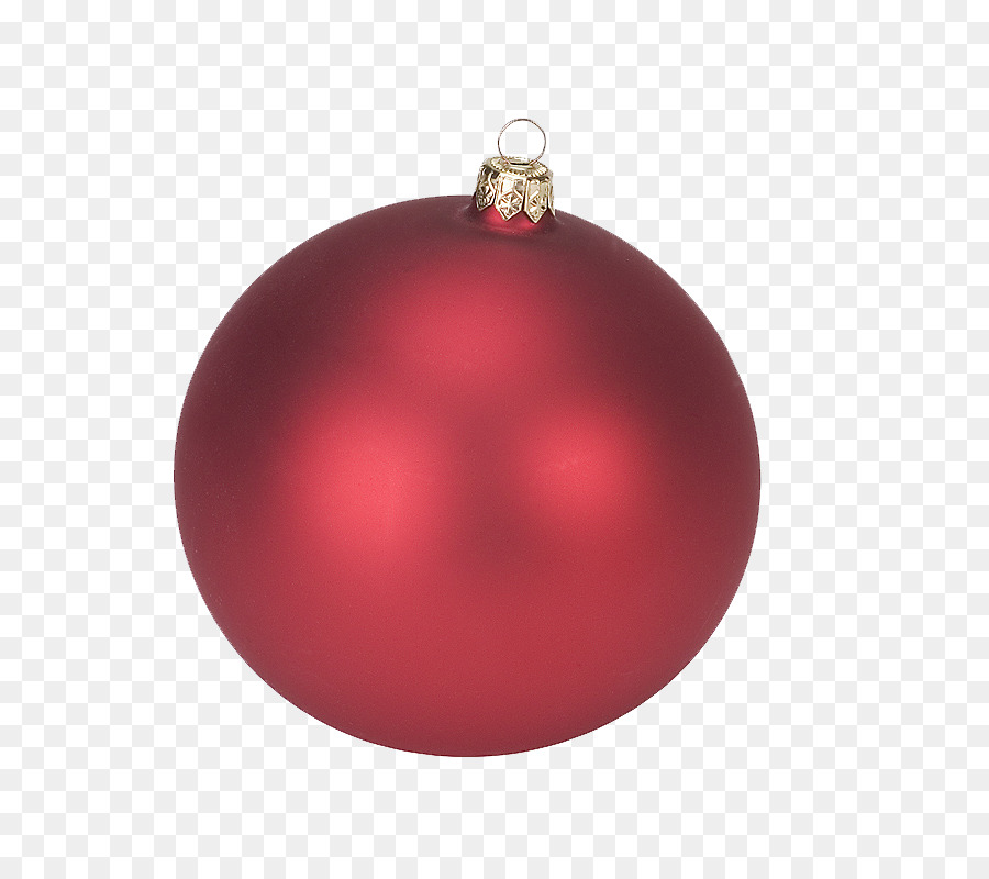 Red Christmas Ornament png download.