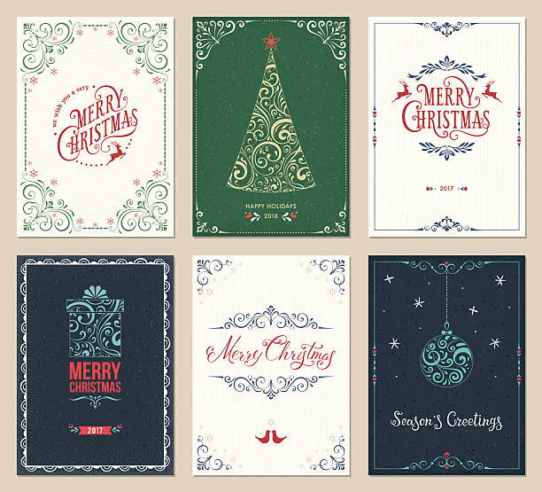 Best Christmas Card Illustrations, Royalty.
