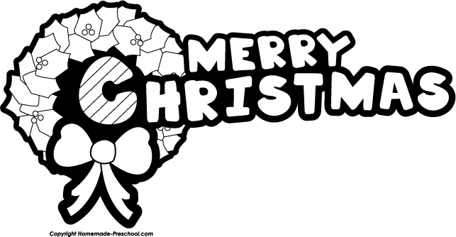 Christmas black and white coloring clip art and graphics on.