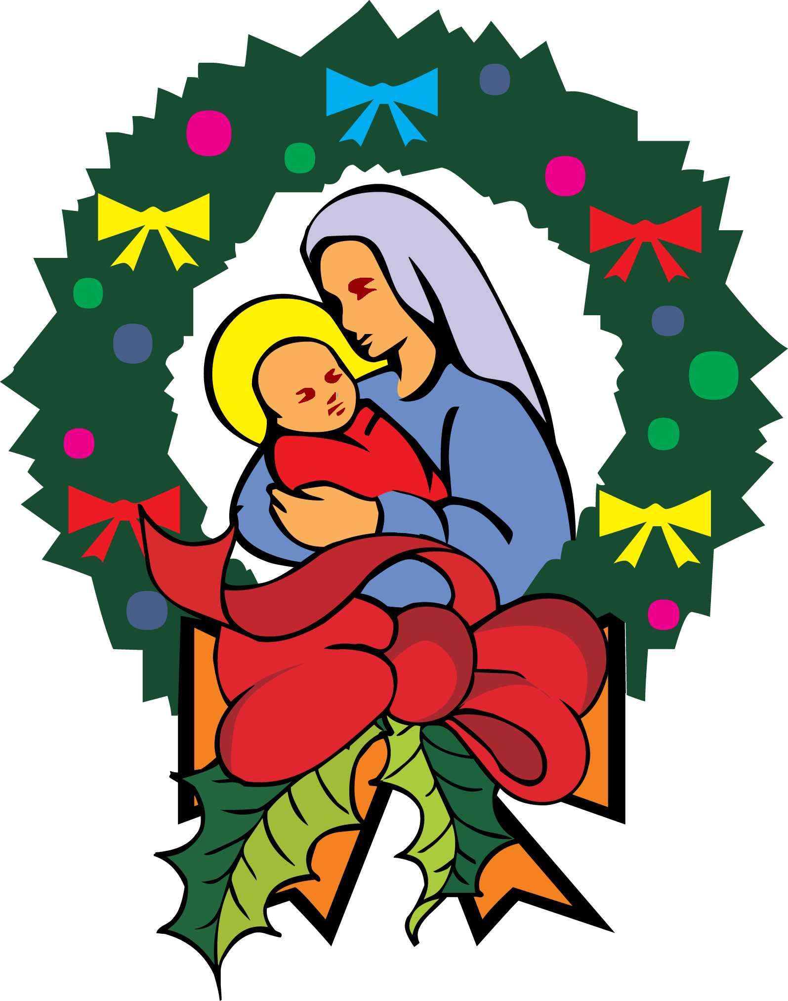 Free Christmas Clipart Baby Jesus.