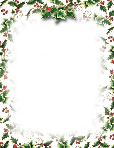 Christmas Stationery Clipart.
