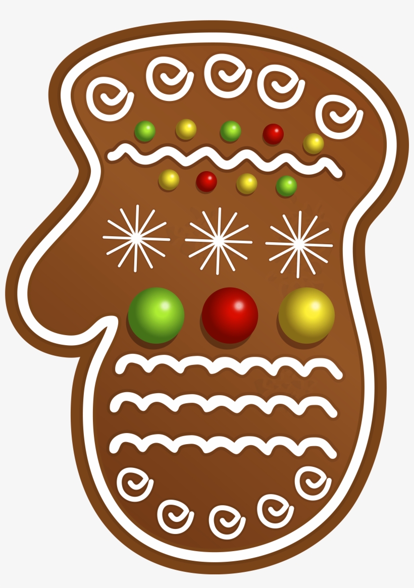 Christmas Cookie Glove Png Clipart Image.