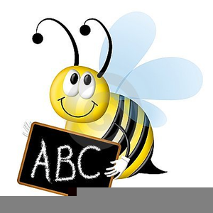 Spelling Bumble Bee Clipart.