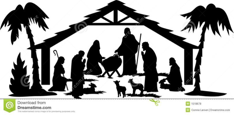 Manger Shadow Images Clipart.