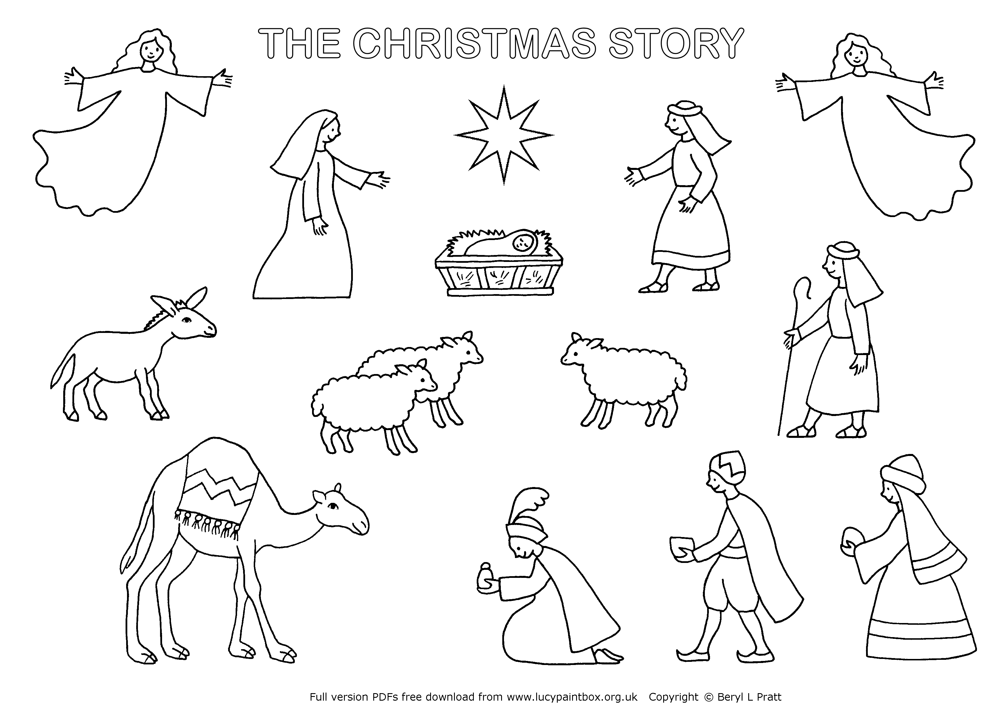 Christmas crib figures clipart 20 free Cliparts Download images on