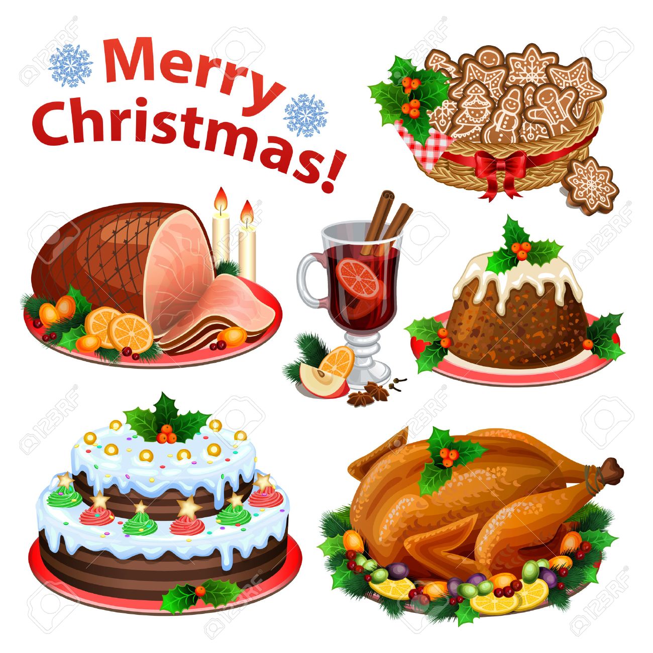 christmas dinner clip art free 20 free Cliparts | Download images on ...