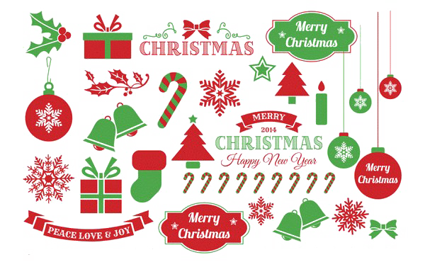 Xmas Elements PNG Picture.
