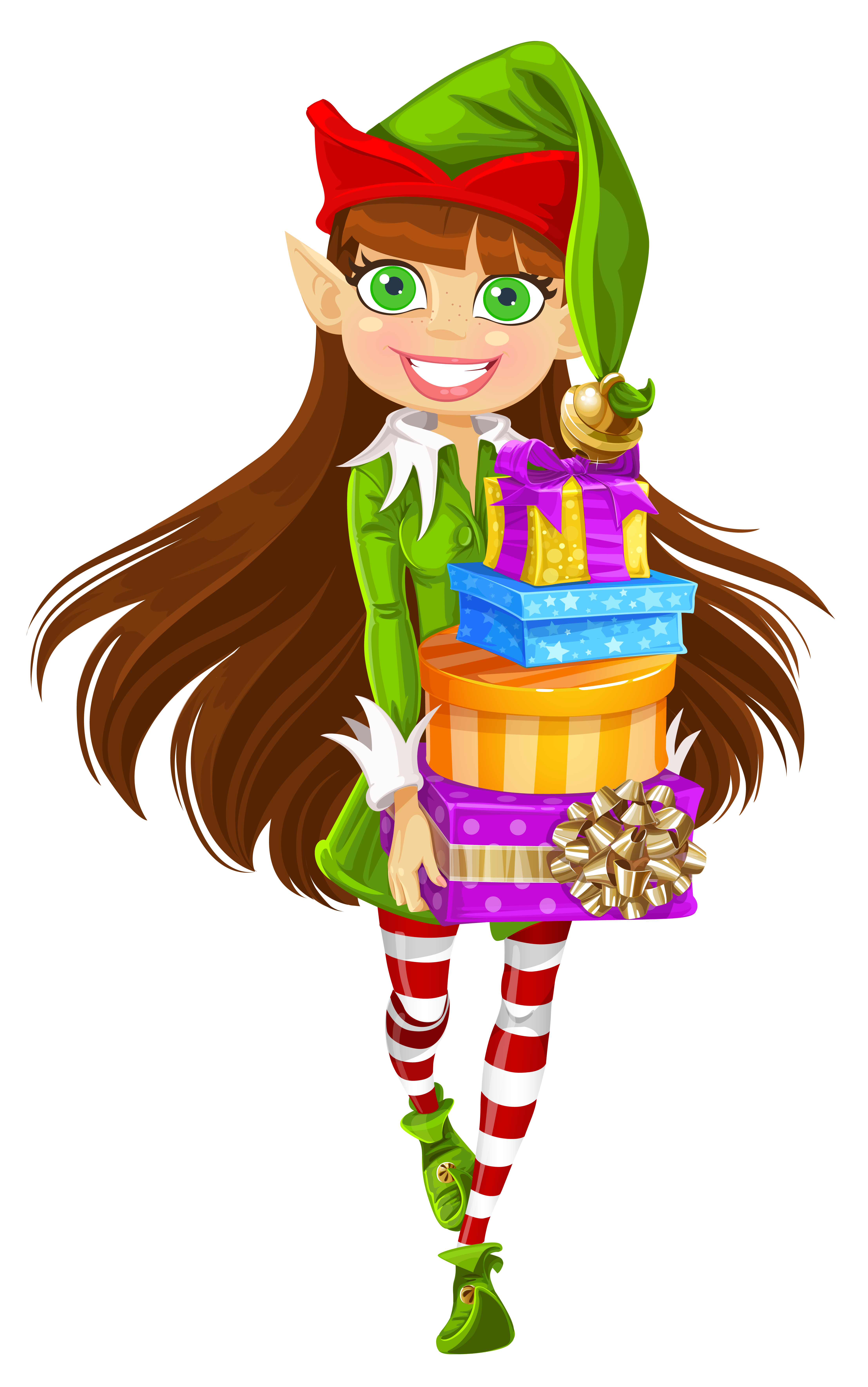 Christmas Elf Clipart Girl 20 Free Cliparts Download Images On 