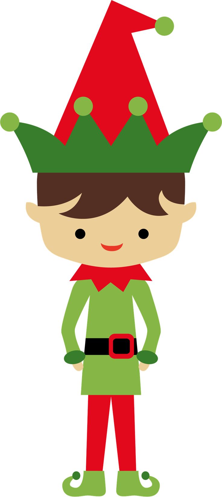 2428 Christmas Elf free clipart.