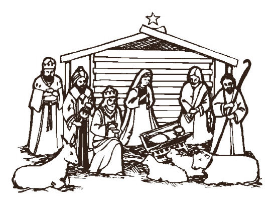Religious christmas eve clipart.