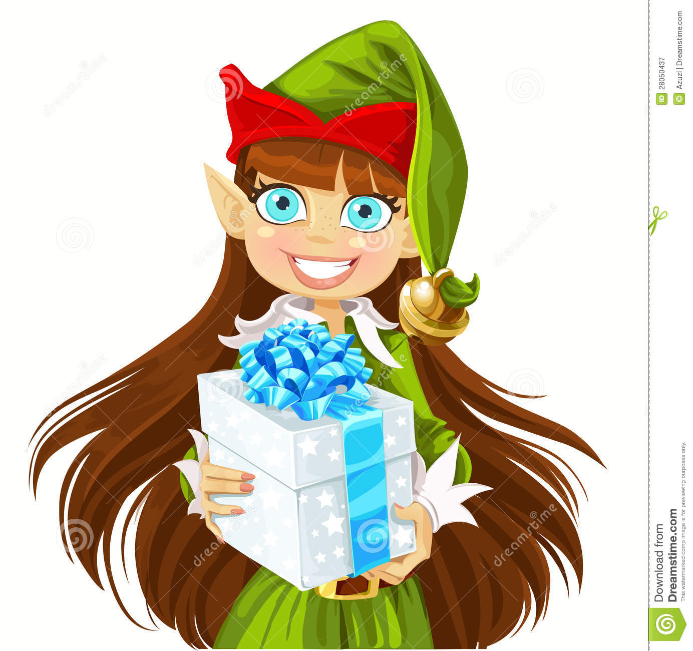 christmas female elves clipart - Clipground