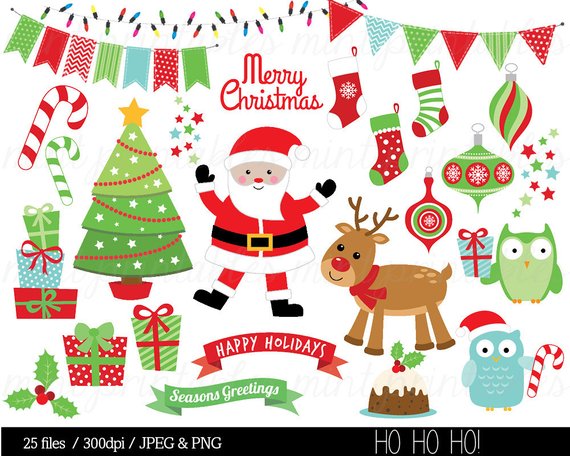 christmas festive clipart 20 free Cliparts | Download images on ...